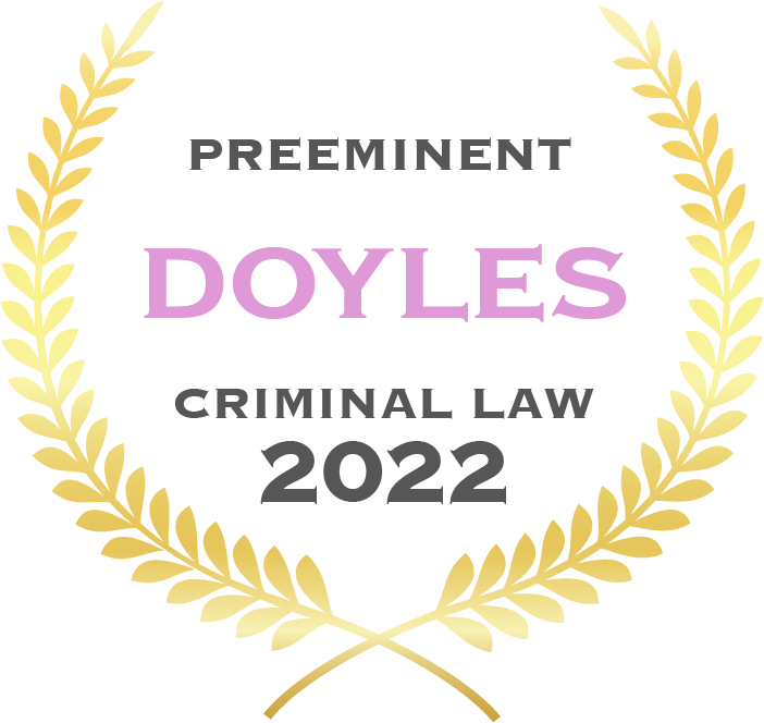 Criminal Law - Preeminent 2022 - Fisher Dore Lawyers